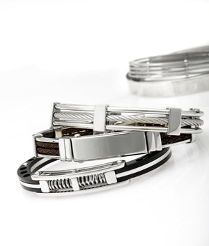 Buy Metal Bracelets and Cuff Bangles For Him - Theodore Designs Melbourne | Australia's Premier Shopping Destination 