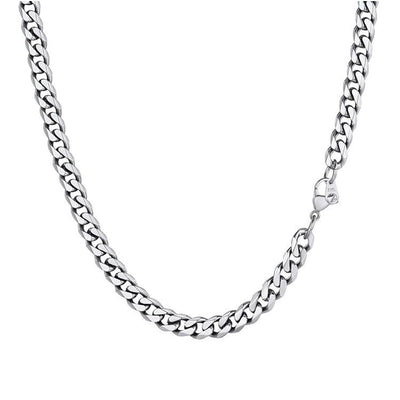 Theodore Stainless Steel 6mm Cuban Link Chains varius sizes