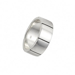 Cudworth Sterling Silver Ring with Segment Cuts - Theodore Designs