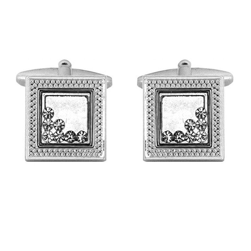 Dalaco Moving Crystal  Cufflinks - Theodore Designs