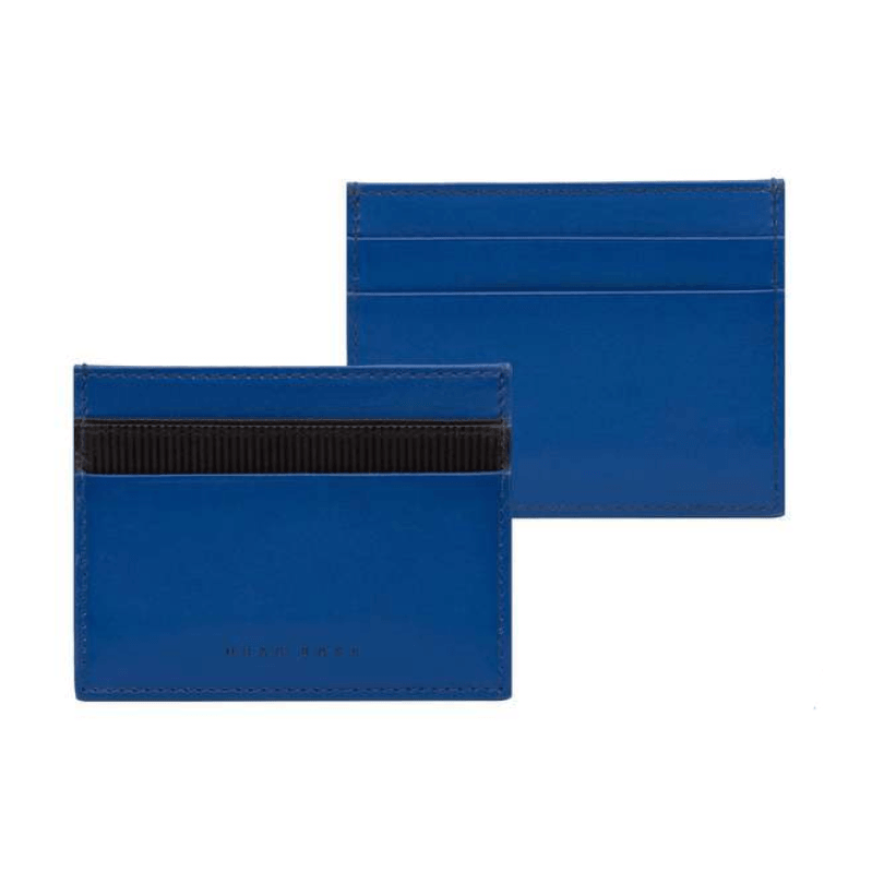 BLUE HUGO BOSS MATRIX CARD HOLDER - Theodore Designs