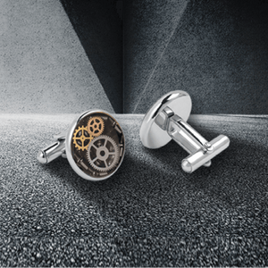 Theodore Mechanical Watch Stainless Steel Cufflinks - Theodore Designs