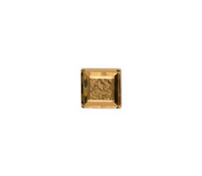 Dalaco Square Diamond Cut Gold Plated Tie Tac - Theodore Designs