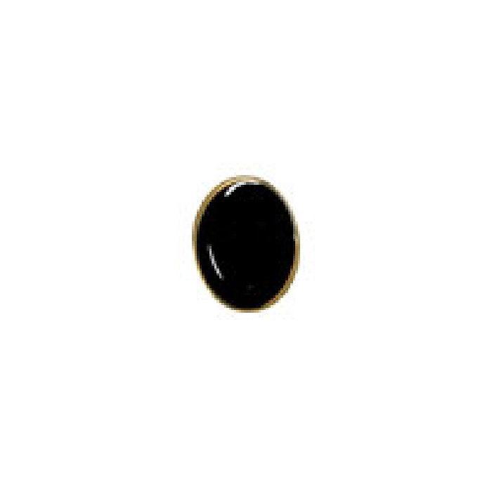 Dalaco Oval Onyx  Gold Plated Tie Tac - Theodore Designs