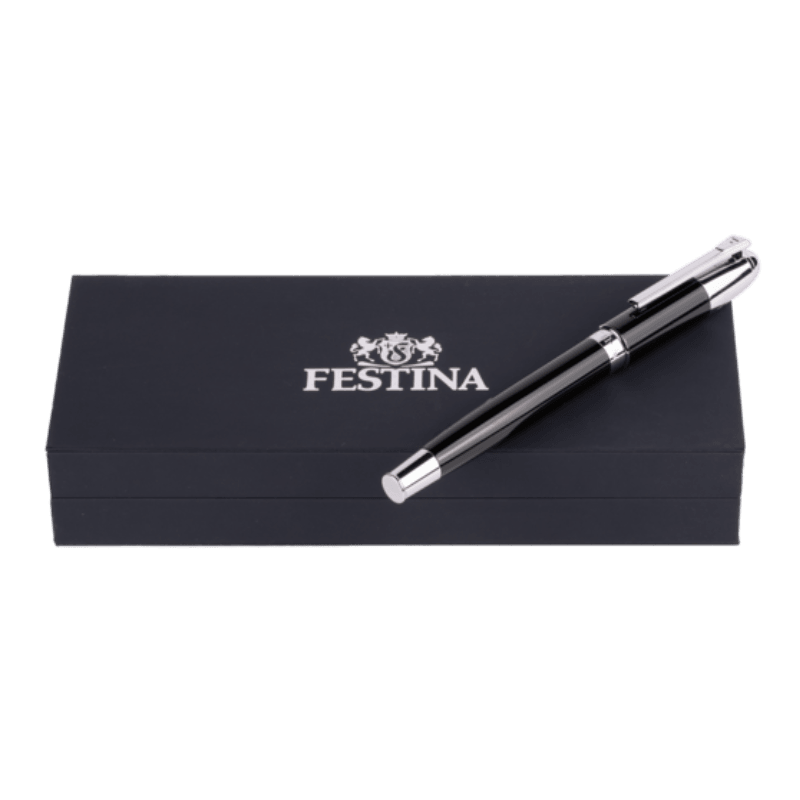Festina Black Fountain Fountain Pen - Theodore Designs
