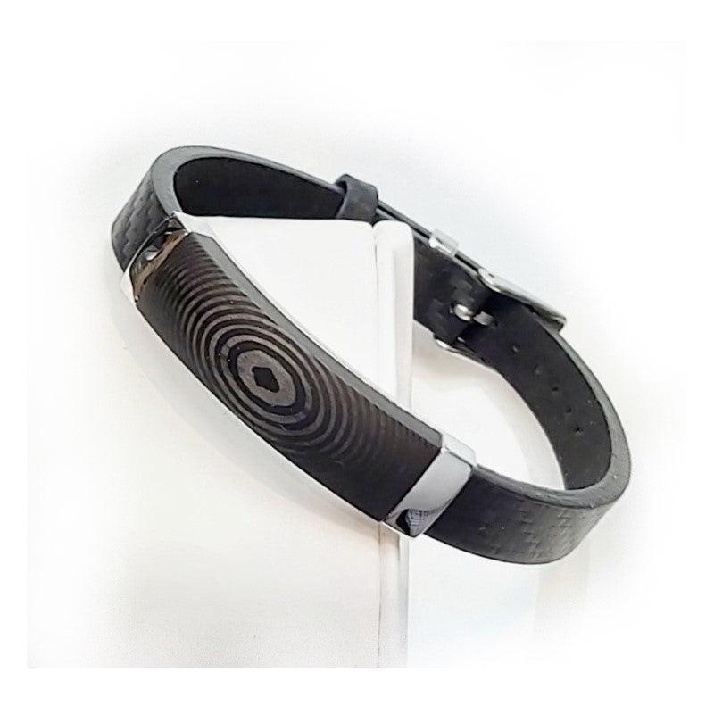 Theodore Black Carbon Fiber and  Stainless Steel Bracelet - Theodore Designs