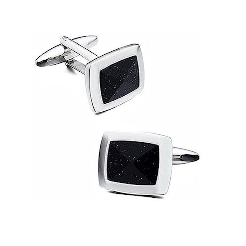 Theodore Blue Gold Sand Stone Cufflinks - Theodore Designs