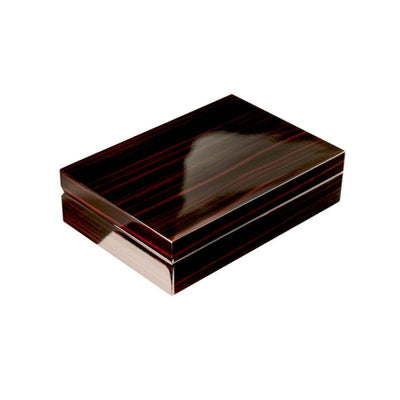 Theodore Classical Luxury Style Ebony Lacquer Wooden Cufflink / Ring Storage Case - Theodore Designs