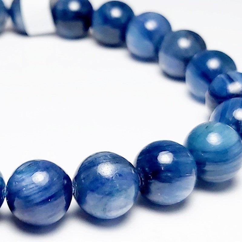 Theodore Dark Blue Kyanite Crystal Beaded Bracelet - Theodore Designs