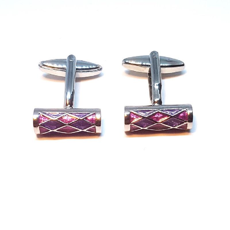 Stand Out with Harlequin Enamel Rhodium CufflinksStand Out with Harlequin Enamel Rhodium CufflinksThese striking Harlequin Cufflinks are designed for the distinguished individual who appreciates bold style and sophEnamel cufflinksT.M.JTheodore Men's JewelryHarlequin Enamel Rhodium