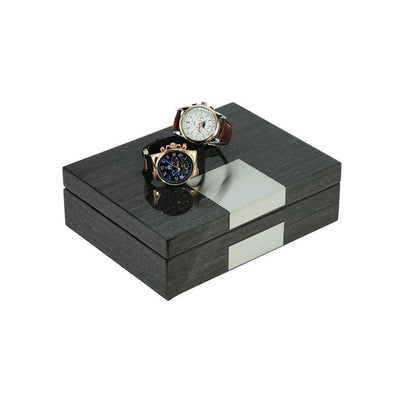Theodore Gingko High Gloss Multi Function Watch Cufflink Jewellery Organizer Box - Theodore Designs