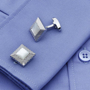Theodore Mother Of Pearl  Cufflinks - Theodore Designs