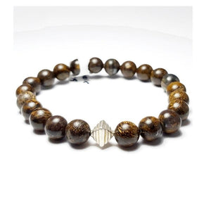 Theodore Natural Bronzite Stone Beads Bracelet - Theodore Designs