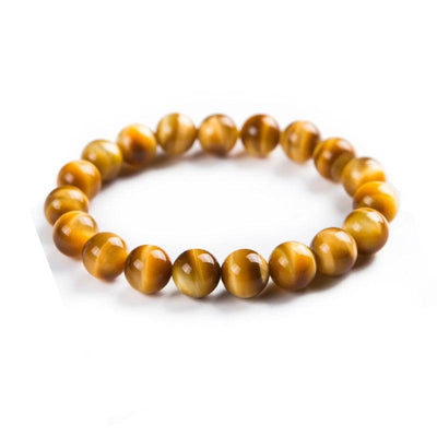 Theodore Natural Gold Yellow Tiger's Eye Bead Bracelet - Theodore Designs
