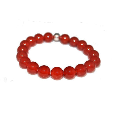 Theodore Red Onyx and Silver Bracelet - Theodore Designs