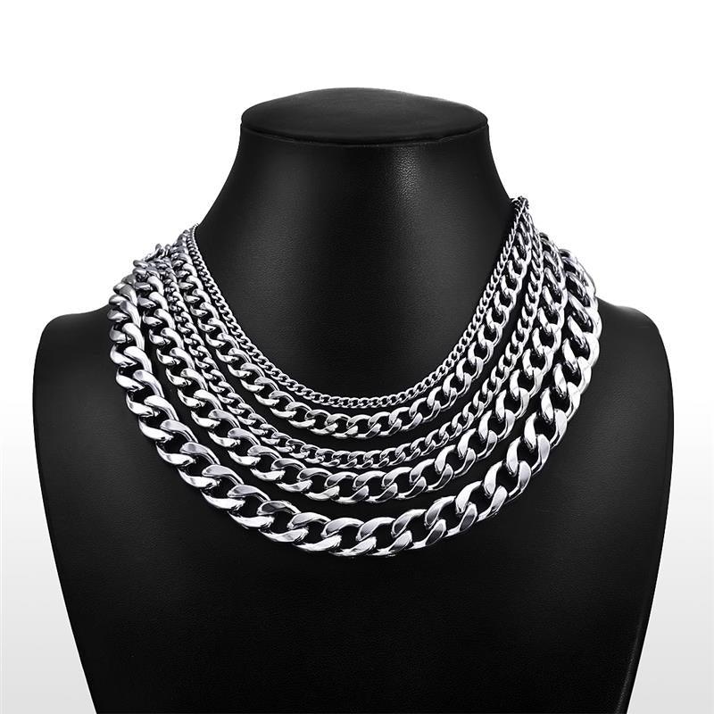 Theodore Stainless Steel Curb Link Chain Necklace - Theodore Designs