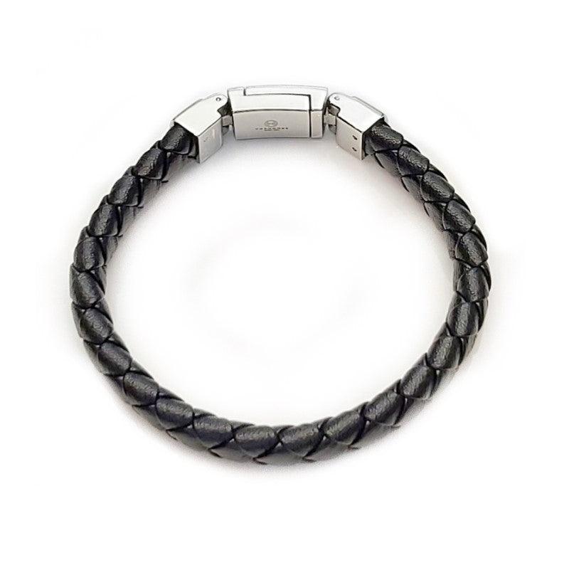 Theodore Stainless Steel Hand Braided Wrap Leather Bracelet - Theodore Designs
