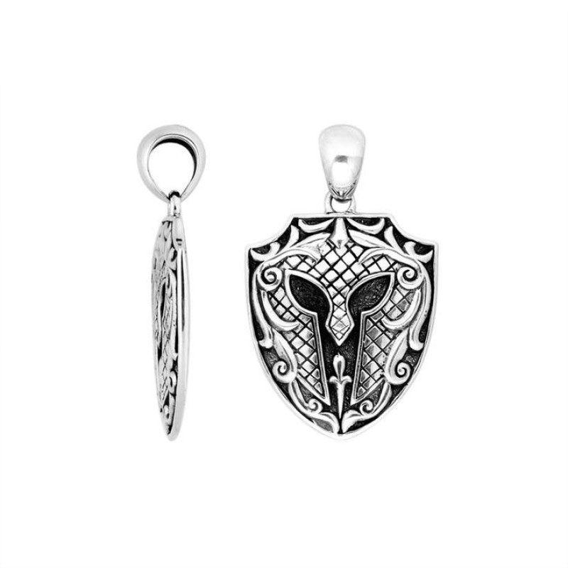 Sterling Silver Spartan Helmet PendantSpartan Helmet Dogtag Pendant
Embody strength and honor with our Spartan Helmet Dogtag Pendant, an exceptional piece inspired by the iconic Corinthian-styled SpartanPendantsT.M.JTheodore Men's JewelrySterling Silver Spartan Helmet