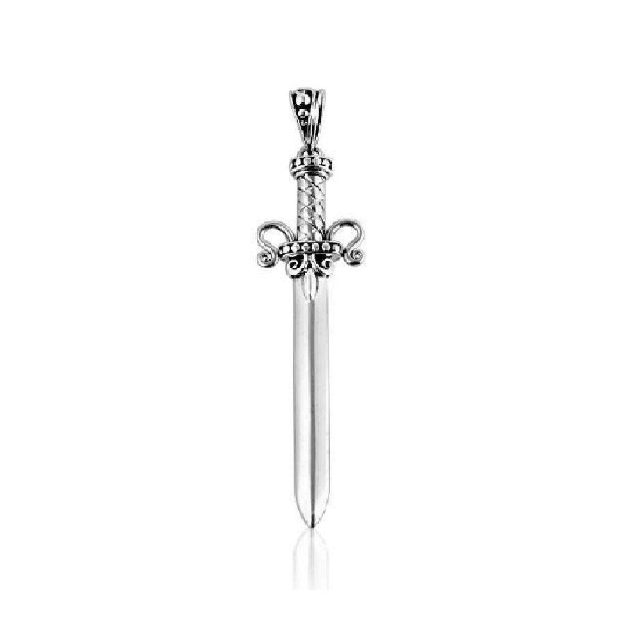 Theodore Sterling Silver Sword Pendant - Theodore Designs