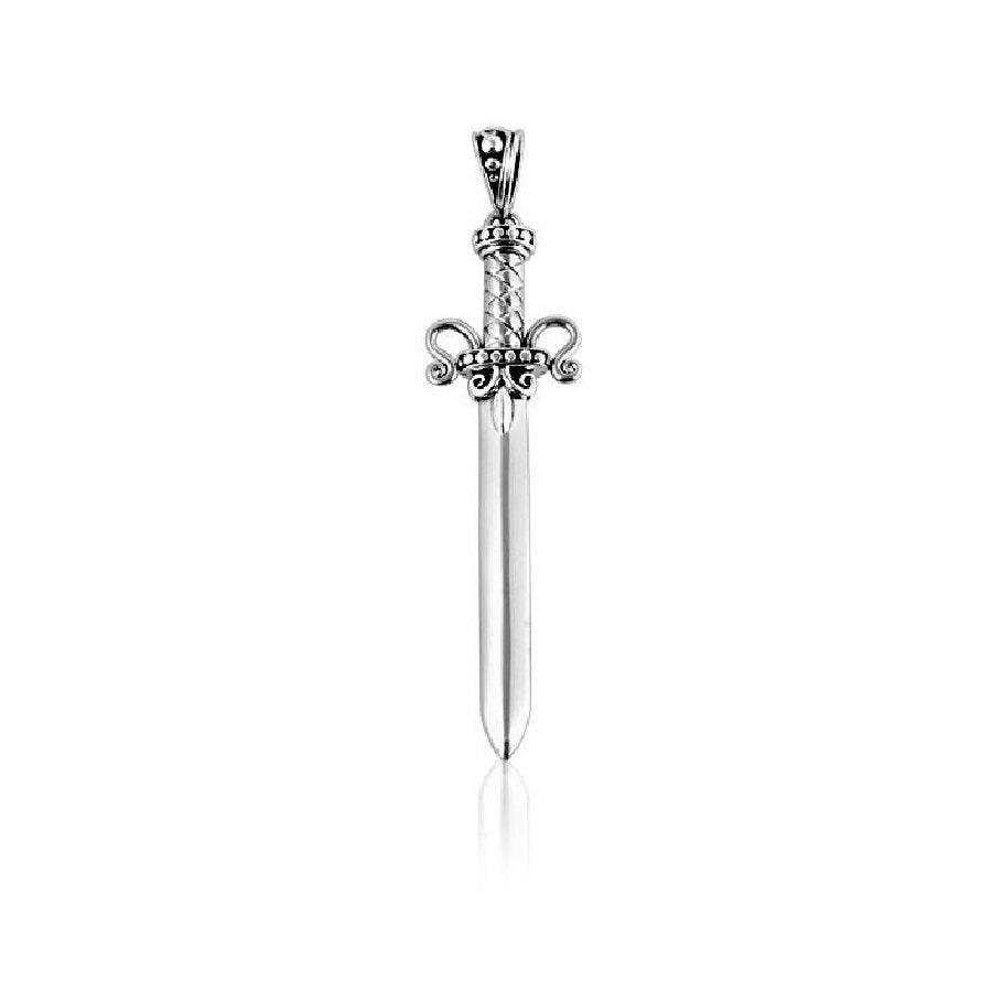 Theodore Sterling Silver Sword Pendant - Theodore Designs