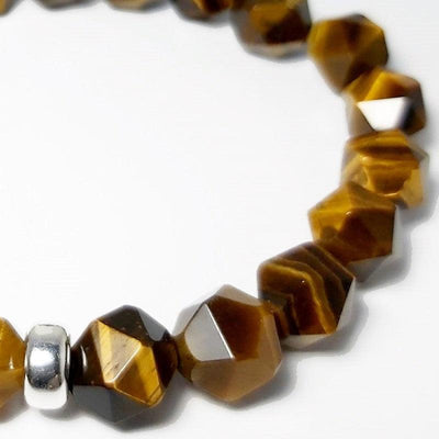 Theodore Tiger Eye and Silver Bead Bracelet - Theodore Designs
