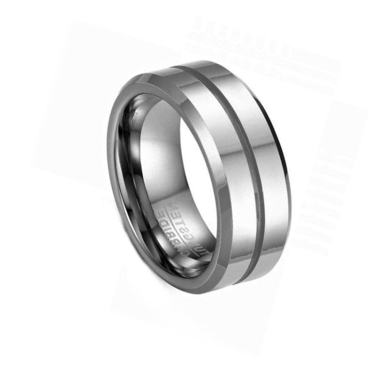 Theodore Tungsten Carbide Edge Ring - Theodore Designs