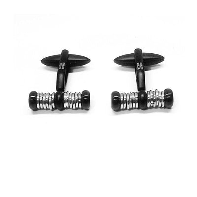 Cudworth Stainless Steel And Ion Plated Cufflinks - Theodore Designs